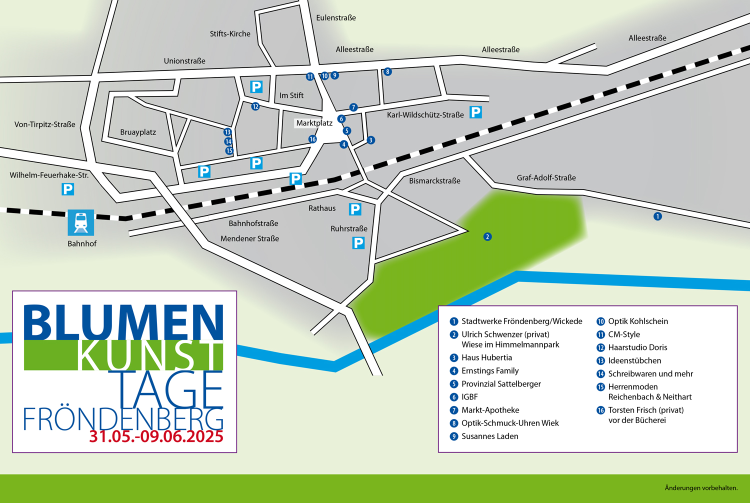Wegeplan BKT 2025